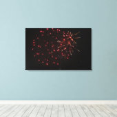 Fireworks Canvas afdrukken (Insitu (Houten vloer))