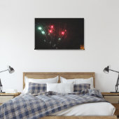 Fireworks Canvas afdrukken (Insitu (Slaapkamer))