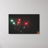 Fireworks Canvas afdrukken (Voorkant)