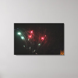 Fireworks Canvas afdrukken