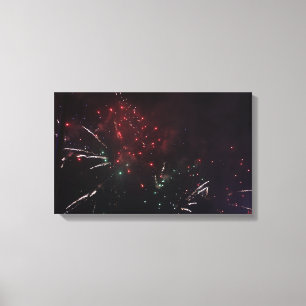 Fireworks Canvas afdrukken