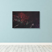 Fireworks Canvas afdrukken (Insitu (Houten vloer))