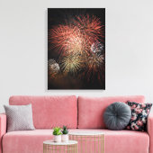 Fireworks Canvas Print 20 (Insitu (Woonkamer))