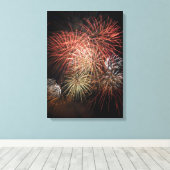 Fireworks Canvas Print 20 (Insitu (Houten vloer))