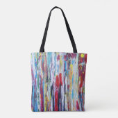 Fireworks-Canvas tas (Achterkant)