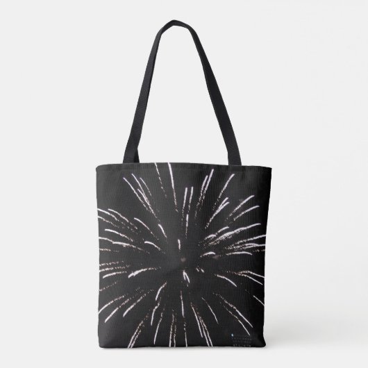 Fireworks-Canvas tas (Achterkant)