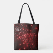 Fireworks-Canvas tas (Achterkant)