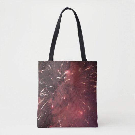 Fireworks-Canvas tas (Voorkant)