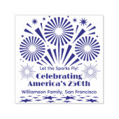 Fireworks Celebrating America’s 250th Year Trodat  Zelfinktende Stempel (Design)