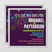 Fireworks Celebration for a BIG Birthday Kaart (Voorkant / Achterkant)