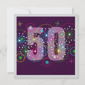 Fireworks Celebration for a BIG Birthday Kaart (Achterkant)