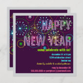 Fireworks Celebration for New Years Eve Party Kaart (Voorkant / Achterkant)