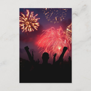 Fireworks Celebration-uitnodigingen Kaart