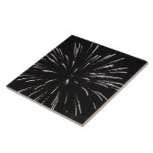 Fireworks Ceramic Tile Tegeltje (Zijkant)