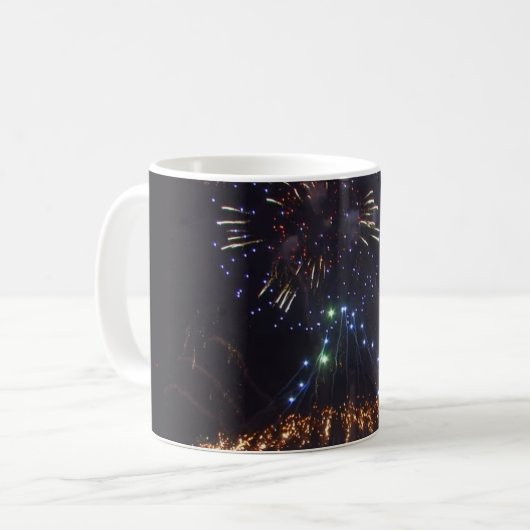 Fireworks Classic Coffee Mug Koffiemok (Voorkant links)