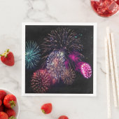 Fireworks Custom Paper Napkins Servet (Insitu)