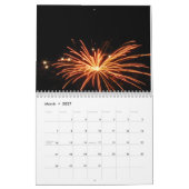 Fireworks Custom Printed Calendar 2022 Kalender (Mar 2027)