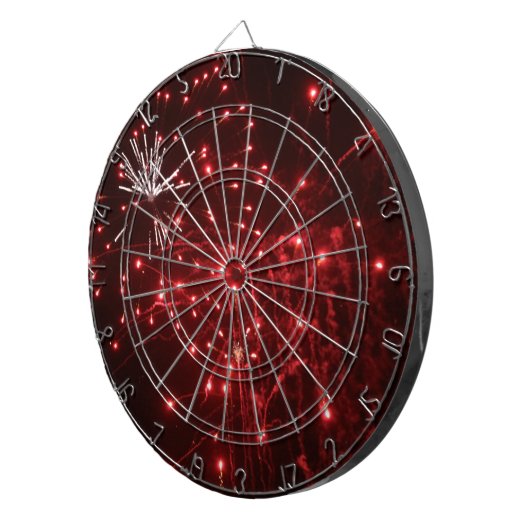Fireworks Dartboard Dartbord (Voorkant Rechts)