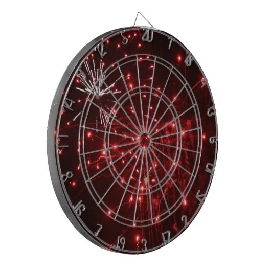 Fireworks Dartboard Dartbord (Voorkant Links)