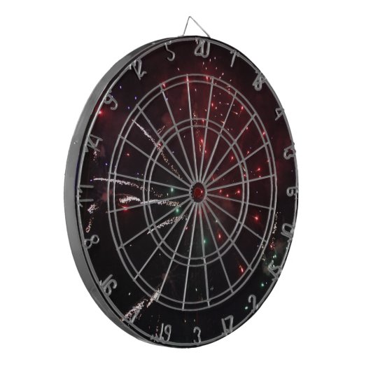 Fireworks Dartboard Dartbord (Voorkant Links)
