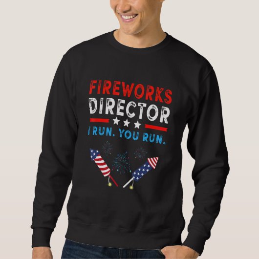 Fireworks Director, 4 juli, ik voer je uit Trui (Voorkant)