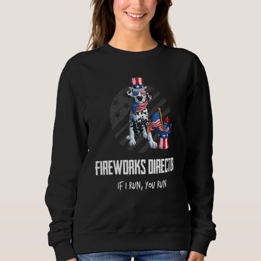 Fireworks Director Als ik je run 4 juli M Trui (Voorkant)