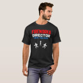 Fireworks Director I run You Run Patriotic 4th of T-shirt (Voorkant volledig)