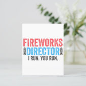 Fireworks Director T-Shirt op 4 juli Shirt (Staand voorkant)
