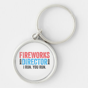 Fireworks Director T-Shirt op 4 juli Shirt Sleutelhanger