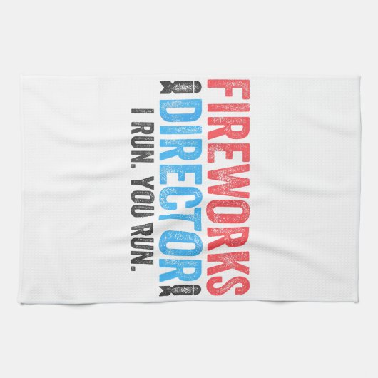 Fireworks Director T-Shirt op 4 juli Shirt Theedoek (Horizontaal)