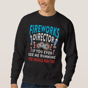 Fireworks Director U ziet me met Patriottische Fu Trui