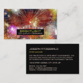 Fireworks Display, Fireworks Sales Visitekaartje (Voorkant / Achterkant)
