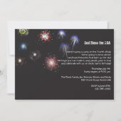 Fireworks Display Invitation Kaart (Voorkant)