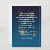 Fireworks Display Invitation Kaart (Voorkant)