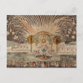 Fireworks Display op de plaats Louis XV Briefkaart (Voorkant)