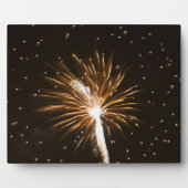 Fireworks-display op de Savannah-rivier Fotoplaat (Voorkant)