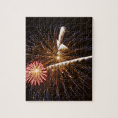Fireworks-display op de Savannah-rivier Legpuzzel (Verticaal)