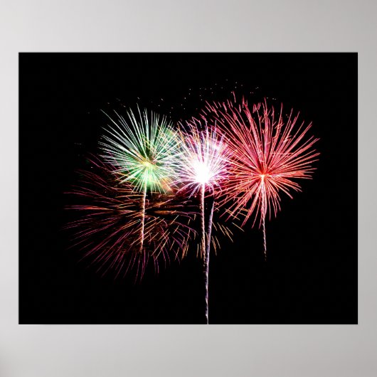 Fireworks Display Photo-Poster Poster (Voorkant)