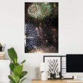 Fireworks Display Poster (Thuiskantoor)