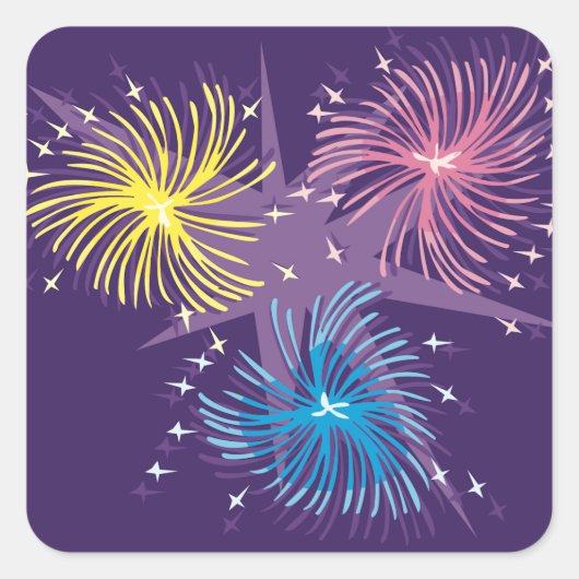 Fireworks Display Stickers (Voorkant)