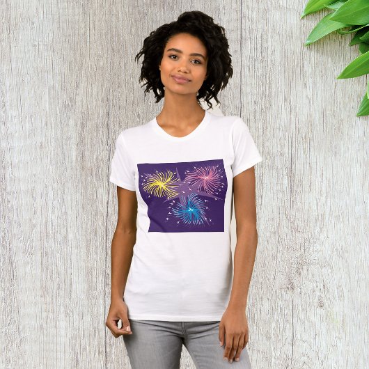 Fireworks Display Womens T-Shirt