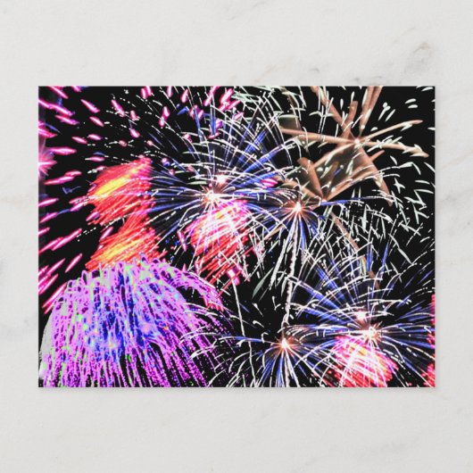 Fireworks Display, ZSSG Briefkaart (Voorkant)