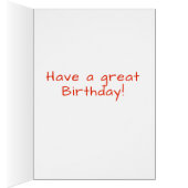 Fireworks dragon Birthday-kaart (Binnen (Rechts))