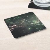 Fireworks Drink Coasters Kartonnen Onderzetters (Schuin)
