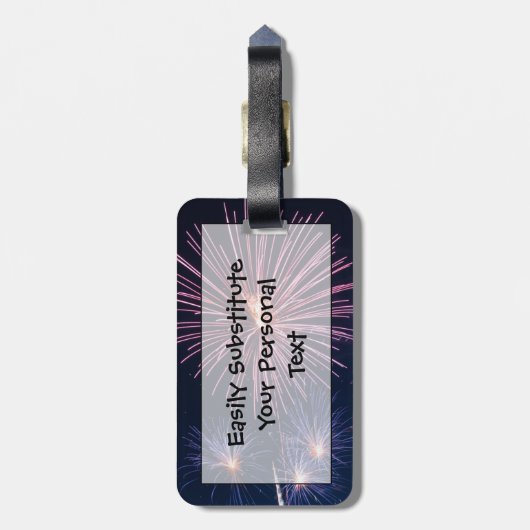 Fireworks Easy ID Personal Bagagelabel (Achterkant verticaal)