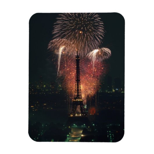 Fireworks, Eiffel Tower, Parijs, Frankrijk Magneet (Verticaal)
