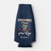Fireworks Expert Run als ik een gepersonaliseerde  Flesjeskoeler (Voorkant)