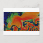 Fireworks-explosie Briefkaart (Voorkant)