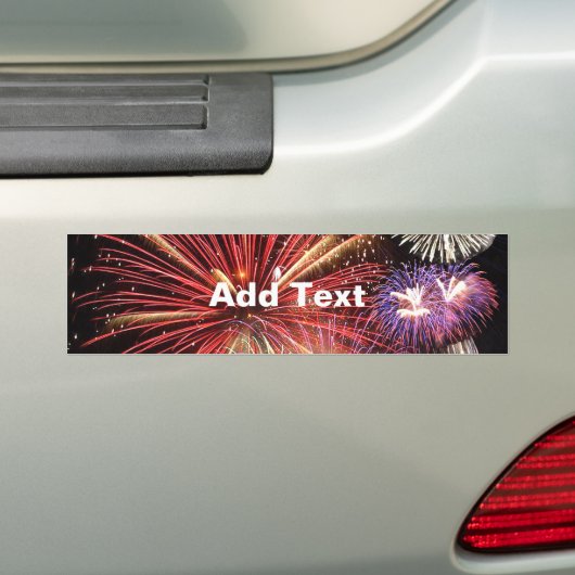 Fireworks Finale Bumpersticker (Op auto)