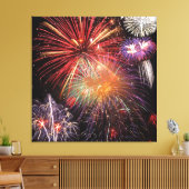 Fireworks Finale Canvas Afdruk (Insitu (Woonkamer))
